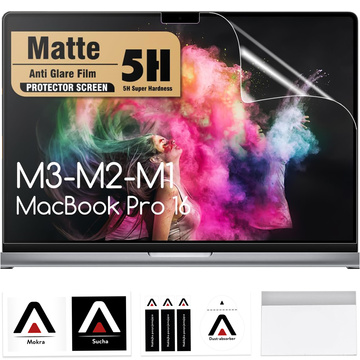 Matte Screen Protector Film for MacBook Pro 16 2023 2021 Alogy Screen Protect Film
