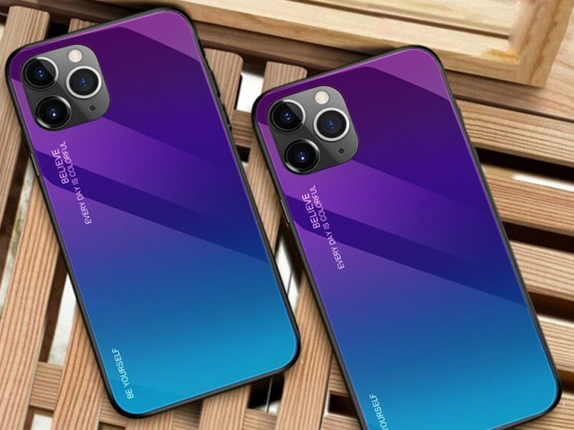 Alogy Aurora Armor Hülle für Apple iPhone 11 Pro Max lila-blau 03
