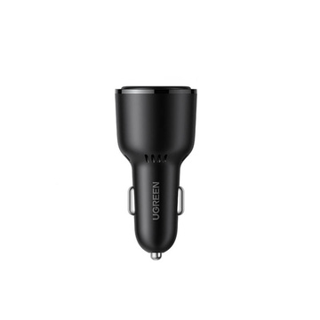 Автомобільний зарядний пристрій UGREEN CD239, USB, 2x USB-C, PD, 69 Вт (чорний)