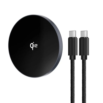 Індуктивний зарядний пристрій Forcell Smart Charge Qi2 MagSafe 15W USB-C