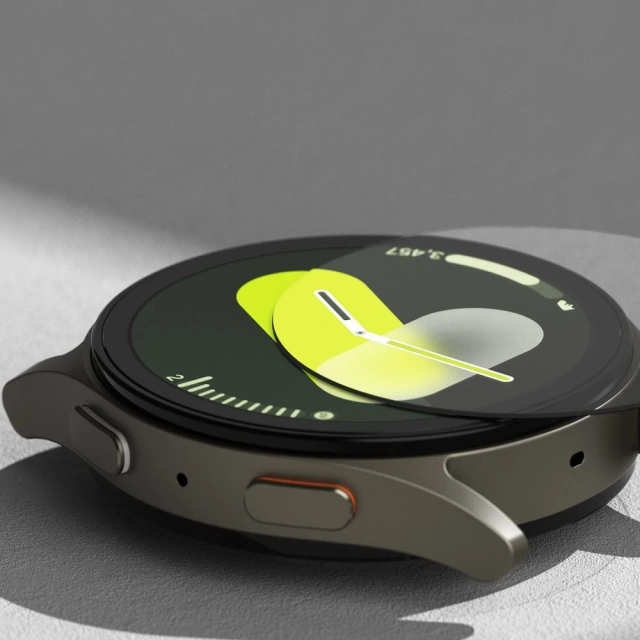 Etui ze szkłem Ringke Slim & Tempered Glass do Samsung Galaxy Watch 7 (44 mm) Titanium Black