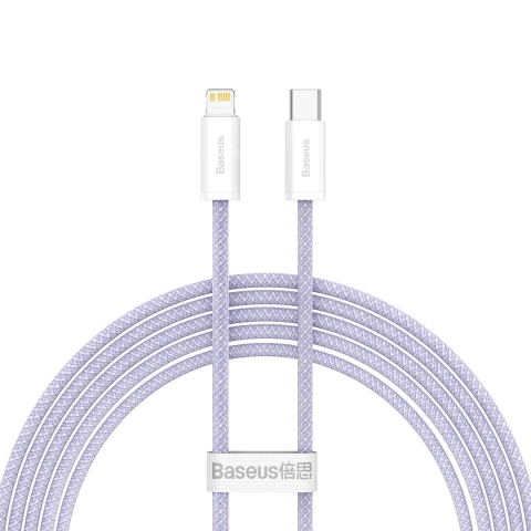 Baseus Dynamic 2 Series kabel do szybkiego ładowania USB-C - Lightning 20W 480Mb/s 2m fioletowy