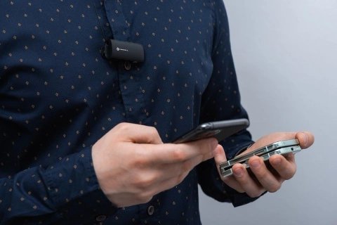 Bezdrátová Bluetooth 5.3 Forcell F-Audio Drive EarBud černá Černá