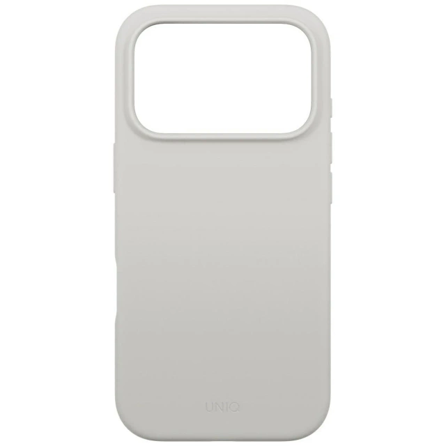 Etui Ochronne do iPhone 17 Pro UNIQ Lino Magclick Light Grey