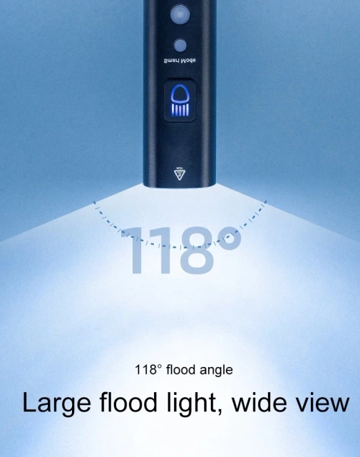 Rockbros V9M-1000 přední světlo na kolo 1000lm - černé