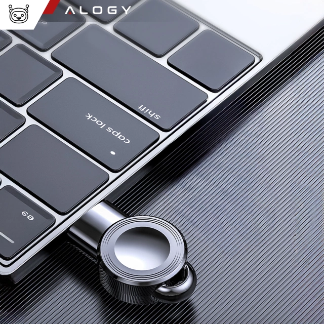 HUB-Splitter Alogy-Adapter für Computer-Laptop mit USB-C auf 3x USB-A 2.0 1x USB-A 3.0 Grau