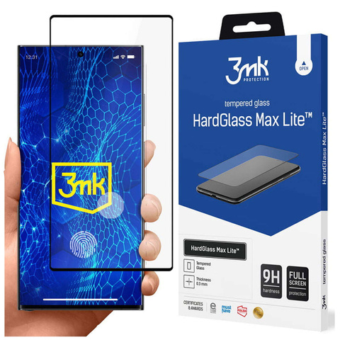 Tempered glass for Samsung Galaxy S23 Ultra - 3mk HardGlass Max Lite™