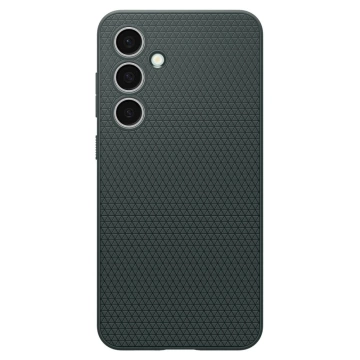 Чорний чохол Liquid Air для Samsung Galaxy S24 FE Abyss Green