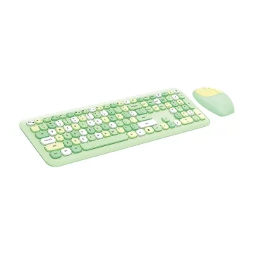 MOFII 666 2.4G Wireless Keyboard Mouse Set (Green)