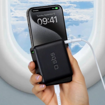 Powerbank SBS 20000mAh 65W PD USB-C USB-A Czarny do Laptopa