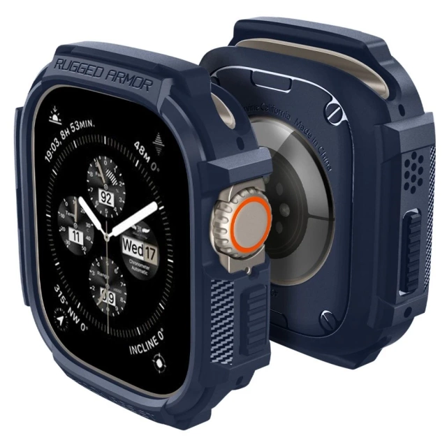 Etui Spigen Rugged Armor do Apple Watch Ultra 1/2 (49 mm) námornícka modrá