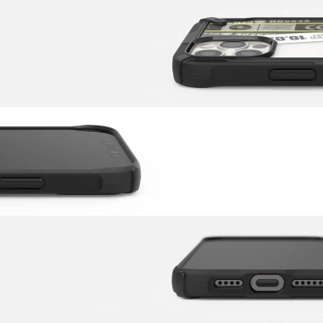 Ringke Fusion X Design case obrněný kryt s rámečkem pro iPhone 12 Pro Max černý (Routine) (XDAP0026)