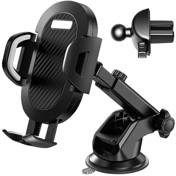 Car phone holder, window, grille, cockpit, car dashboard, car grilles, for the phone, Black