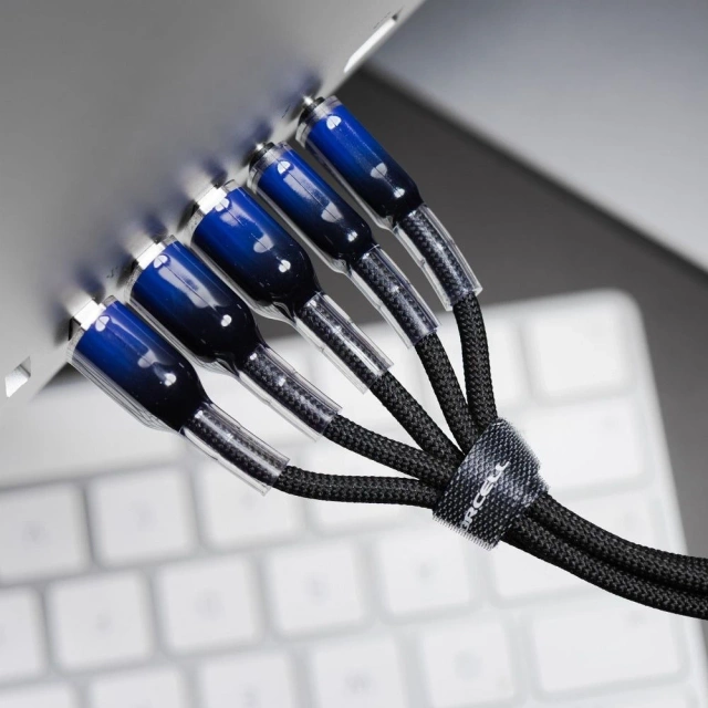 Kabel USB-A – USB-C 66W Forcell F-Energy Gradient 1 m C352 czarny