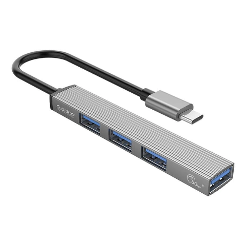 Adaptér Orico USB Hub na USB 3.0 3x USB 2.0 sivý