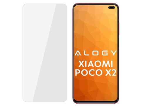 Екран із загартованого скла 9H Alogy для Xiaomi Poco X2