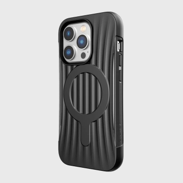 Pouzdro Raptic Clutch Built Case na iPhone 14 Pro se zadním krytem MagSafe černé