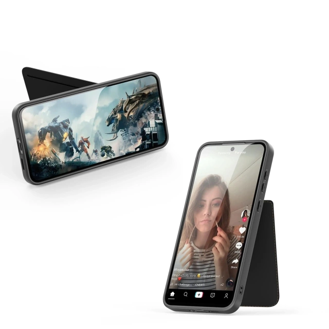 Etui Portfelowe do Samsung Galaxy S25 Dux Ducis Rafi II Czarny