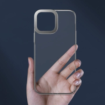 Baseus Glitter Case číry kryt pre iPhone 13 Pro Max strieborný (ARMC000512)