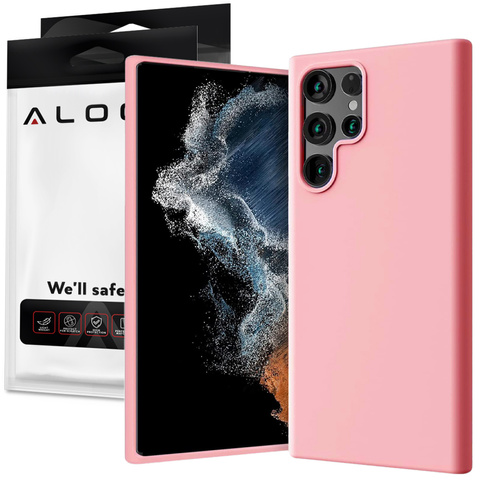 Захисний чохол для телефону Alogy Thin Soft Case для Samsung Galaxy S22 Ultra Pink