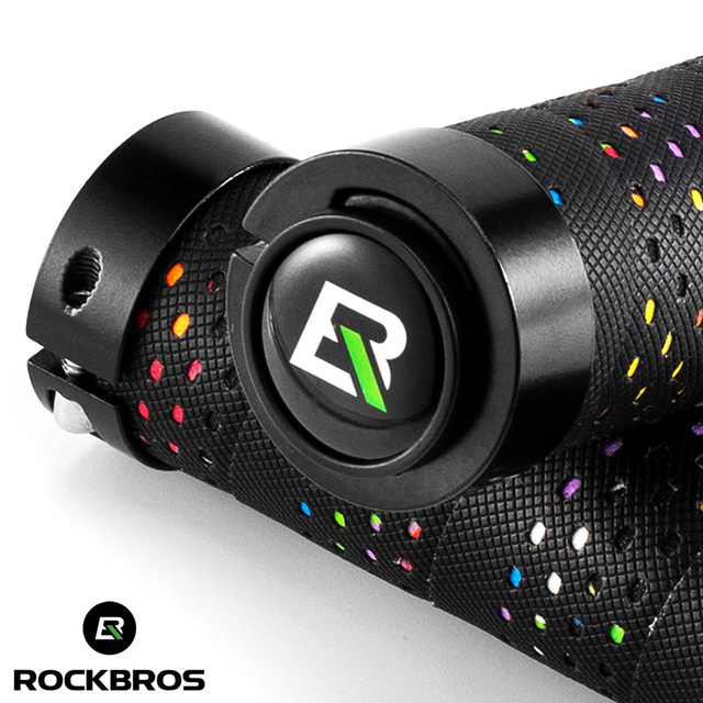Griffe Fahrradgriffe RockBros BTCR-BKC Lenkergriffe schwarz mit Ummantelung