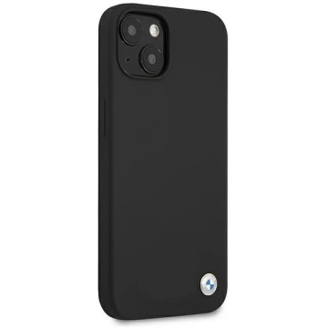 Etui BMW BMHCP13MSILBK do Apple iPhone 13 6,1" pevný obal silikonový podpis
