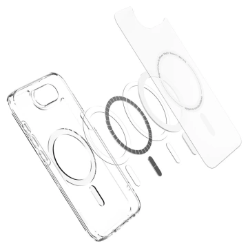 Etui do iPhone 16e Spigen Ultra Hybrid Mag MagSafe Frost White