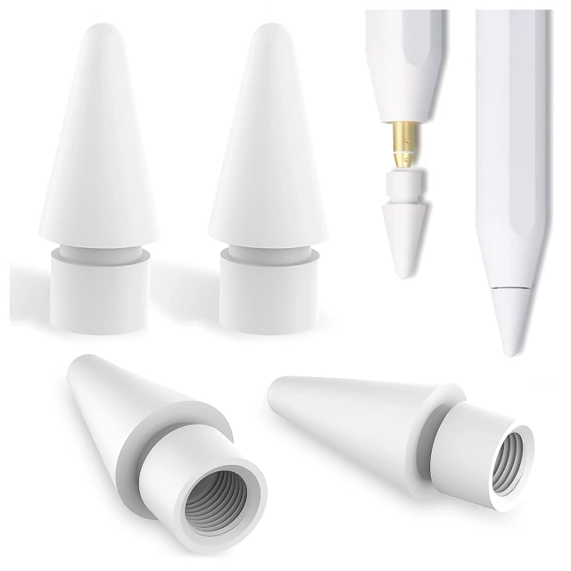 Replacement tip 4pcs. Hardness 2B for Apple Pencil 1/2 generation for iPad Air Pro Mini