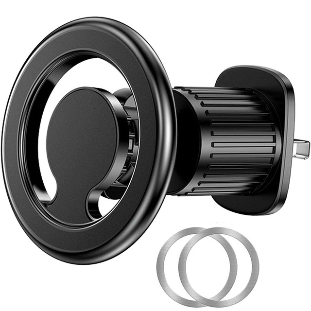 Alogy magnetický držák do auta pro MagSafe pro iPhone 14 13 12 mřížka černá