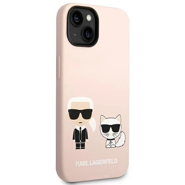 Etui Karl Lagerfeld KLHMP14MSSKCI pre iPhone 14 Plus 6,7" pevné puzdro silikónové Karl