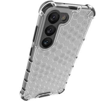 Чохол Honeycomb для Samsung Galaxy S23 броньований гібридний чохол чорний