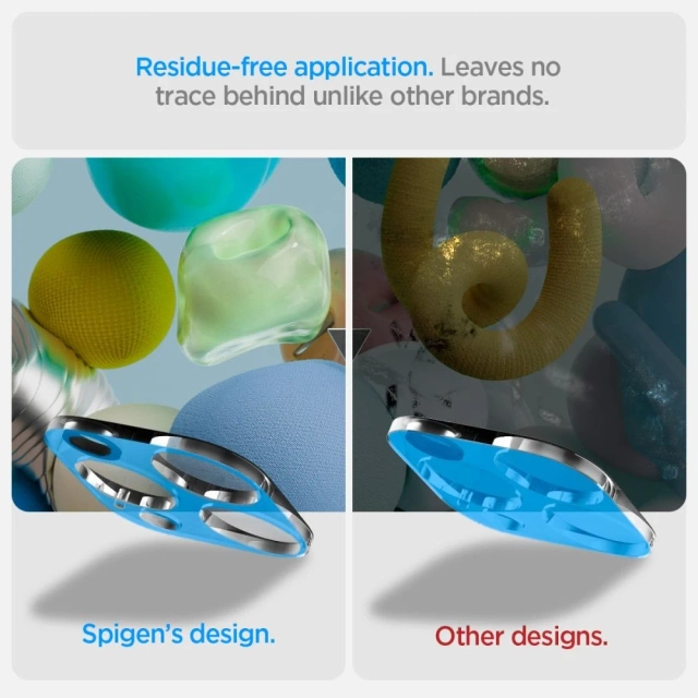 2 x Spigen Optik.TR ”Ez Fit” Camera Protector for iPhone 14 Pro / Pro Max / 15 Pro / Pro Max Crystal Clear