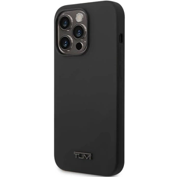 Etui na telefon Tumi Liquid Silicone hardcase для iPhone 14 Pro чорний/чорний