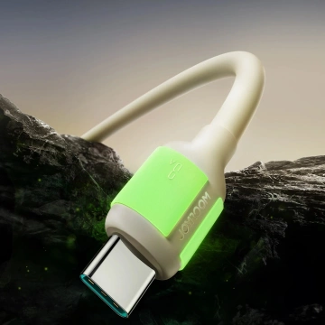 Кабель Joyroom S-A53 3A USB-A - USB-C 1,2 м, флуоресцентний бежевий