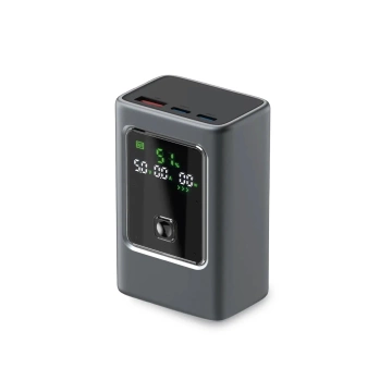 Powerbank SBS 10000mAh PD 35W z wyświetlaczem LCD Szary