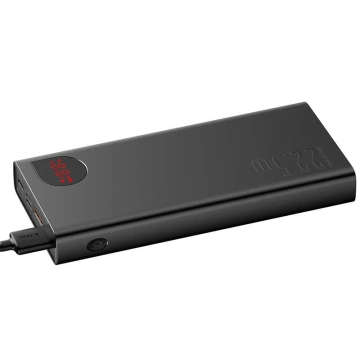 Kovová power banka Baseus Adaman, 20 000 mAh, 22,5 W (čierna)