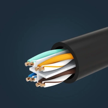 Подовжувач UGREEN Ethernet RJ45 Cat 6 FTP 1000 Мбіт/с 3 м чорний (NW112 11282)