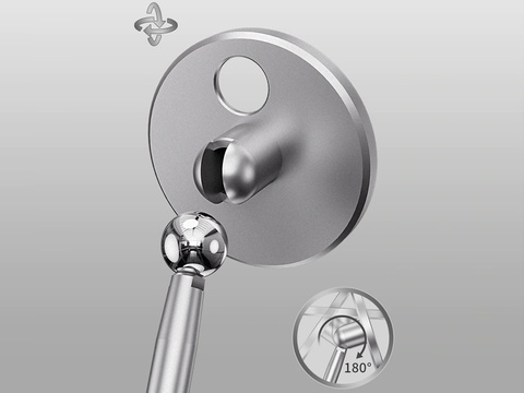 Alogy Desktop Qi Charger Stand Holder for MagSafe for iPhone 12 13 14 Silver