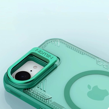 Чохол для iPhone 16e Nillkin Iceblade MagSafe Stand зелений