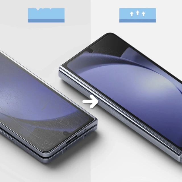 Folia ochronna Ringke Dual Easy Set für Samsung Galaxy Z Fold 5 Clear