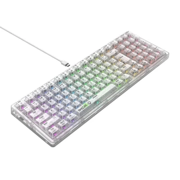 Havit KB875L mechanical gaming keyboard, transparent
