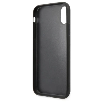 Etui Karl Lagerfeld KLHCPXSAKICKCBK do Apple iPhone X/XS pevné pouzdro Saffiano Karl