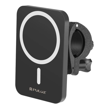 Magnetic Holder with Inductive Charger Puluz PU605B 15W Black