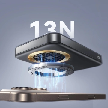 Зовнішній акумулятор Joyroom JR-PBM12 10000 мАг 22,5 Вт Qi2 MagSafe 360° – чорний