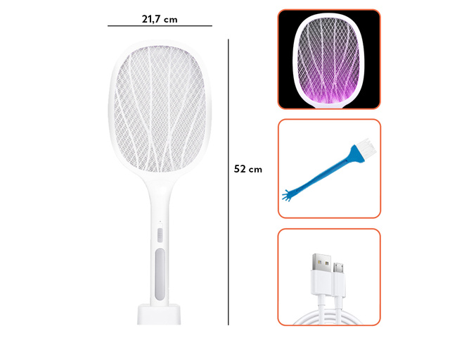 6 LED UV lampa proti hmyzu Alogy, přenosná past na hmyz, bílá