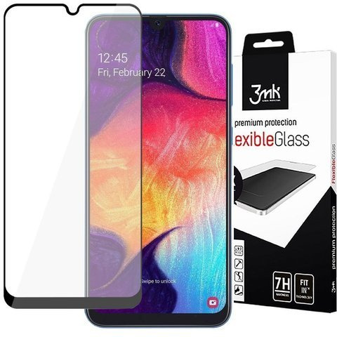 Sklo 3mk Flexible Glass Max 7H pre Samsung Galaxy A30S/A50/A50S Black