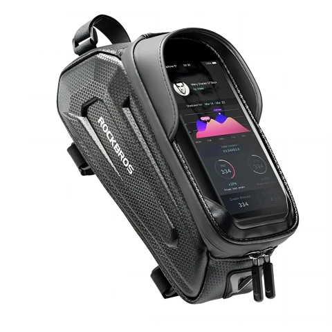 Rockbros B68-1 Frame Bag with Phone Case Black