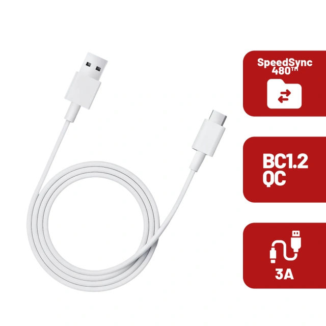 Xiaomi originální kabel USB - USB-C typ C silný rychlý 120W PD 6A 1M drát Bílý