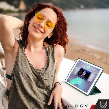Чохол для Apple iPad 10.2 9 Gen 8/7 2021/2020/2019 Smart Pencil Case Alogy TPU Tablet Cover Green