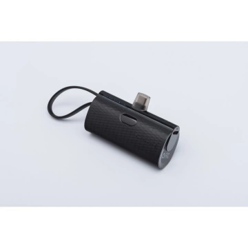 Зовнішній акумулятор FORCELL F-ENERGY Power Plug F5K3 із вбудованим роз'ємом Type-C PD 20 Вт 5000 мАг Чорний